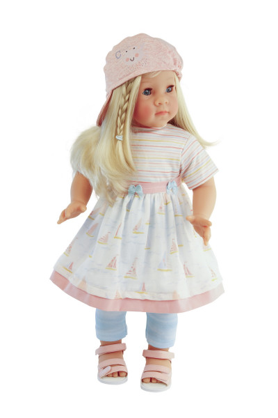 standing doll „Elli“ 52 cm blonde hair