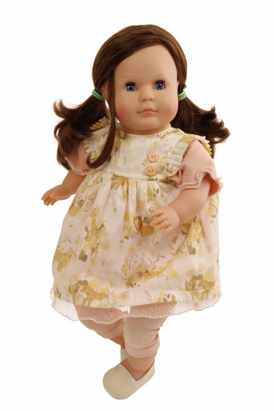 doll "Hanni" 45 cm brown hair