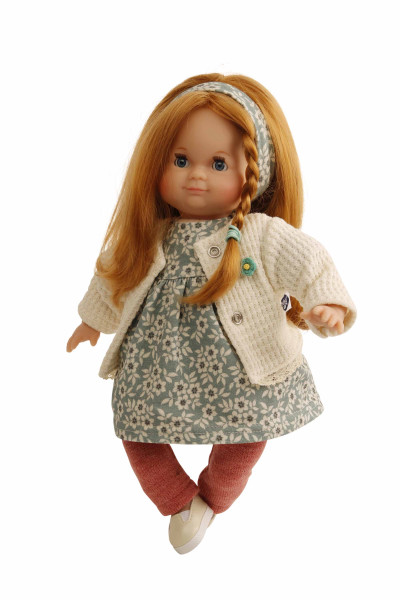 doll "Schlummerle" 32 cm with red hair