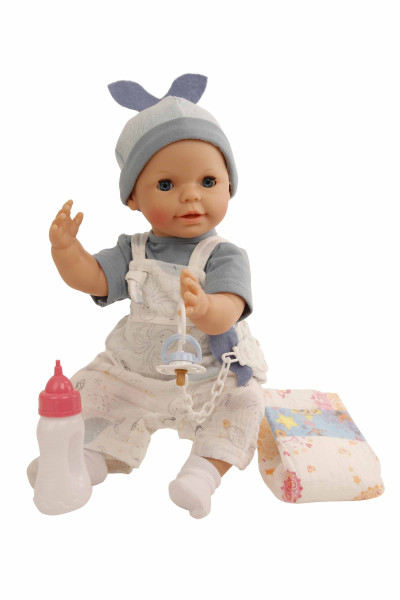 doll "Finn" 40 cm drinking and wetting baby